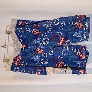 Vintage Jimmy'z Red, White And Blue swim trunks size 36